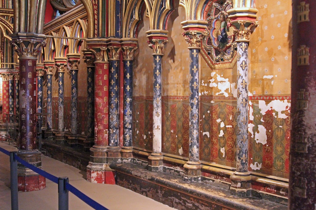 Columns Along Wall