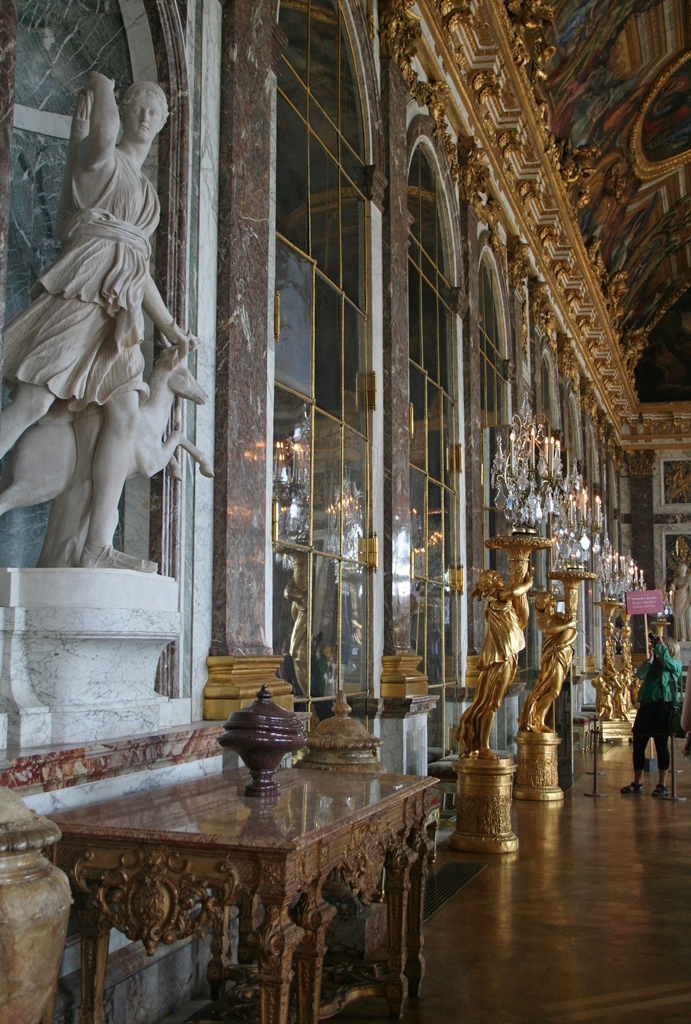 Diana Statue and Candle Holders