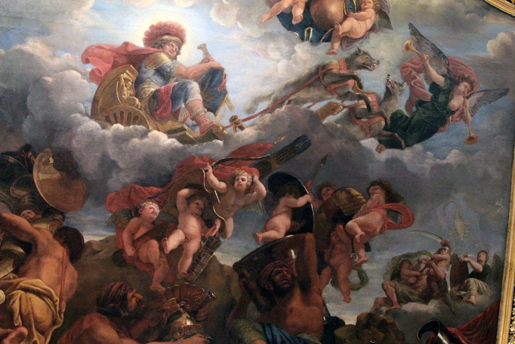 Mars in a Wolf-Drawn Chariot