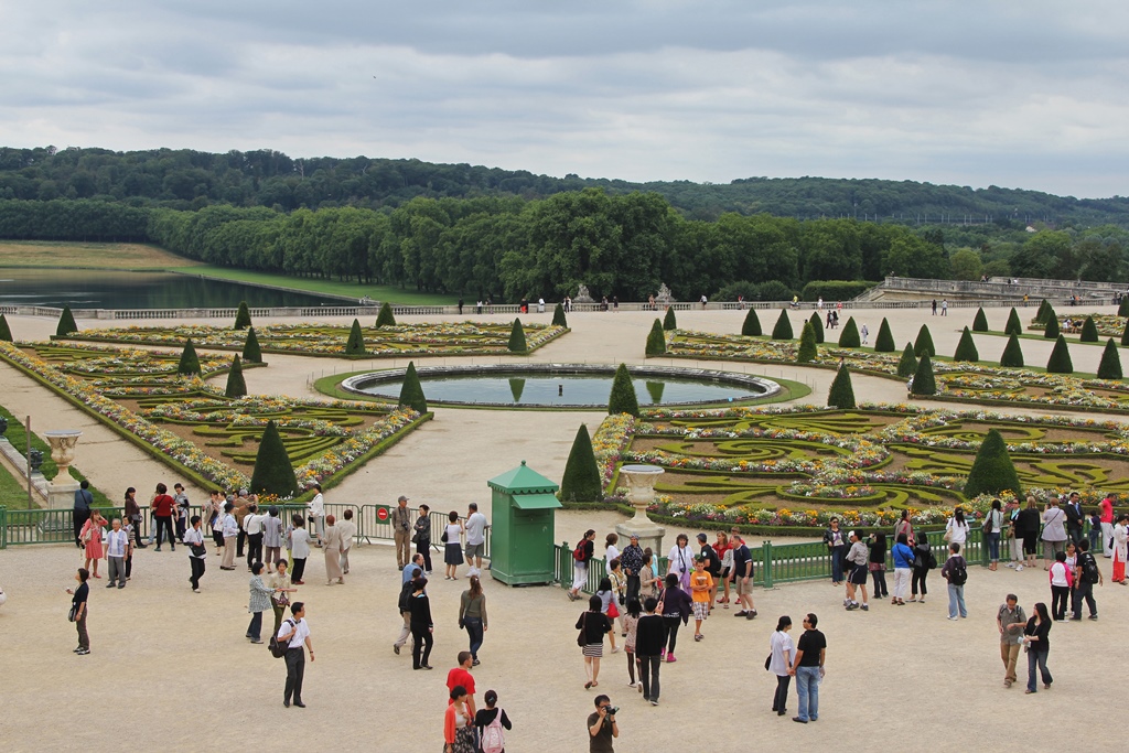 Garden from Window (South Parterre)