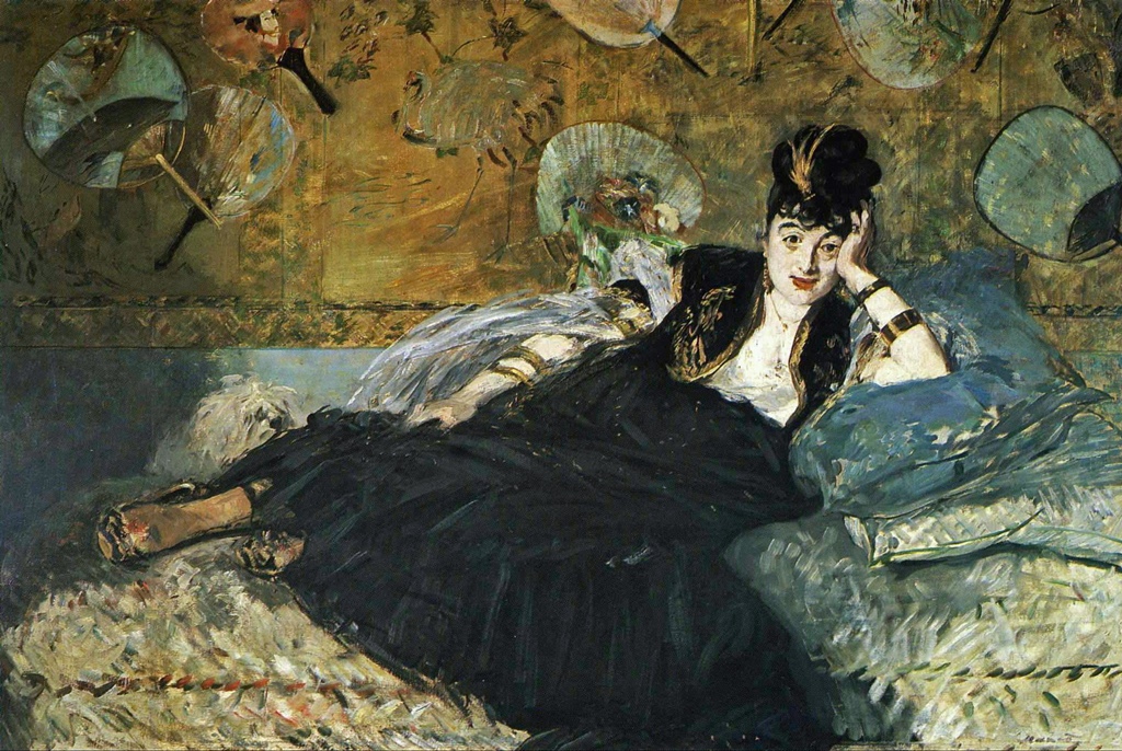 The Lady with Fans