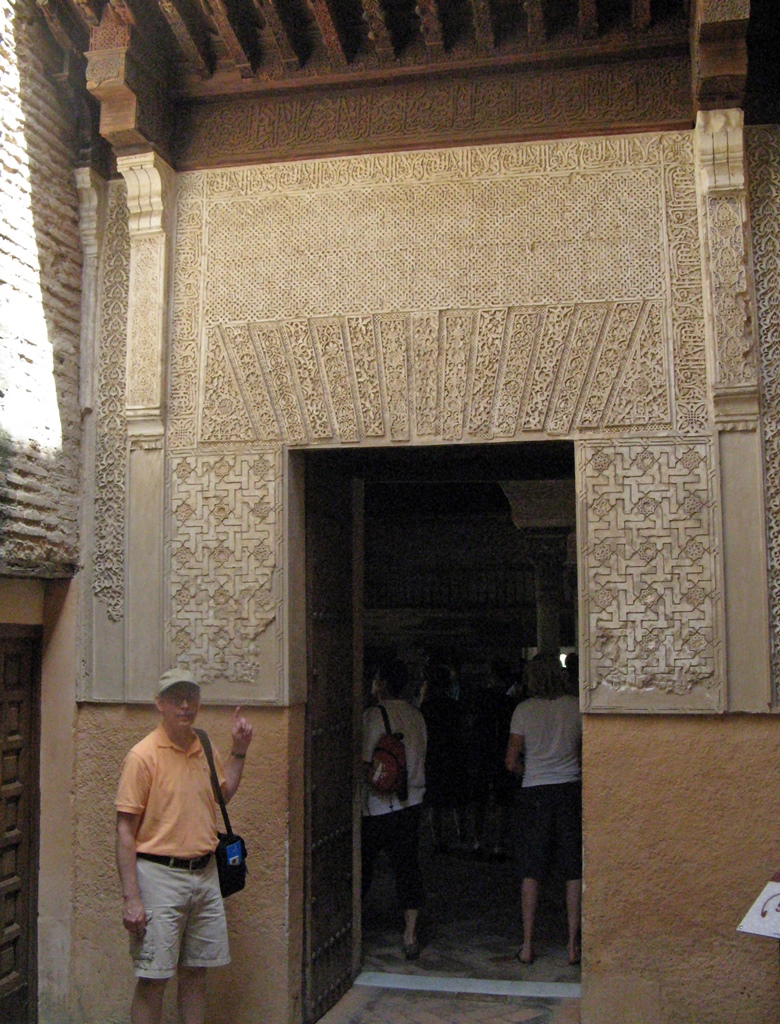 Bob and Entry to Hall of the Mexuar