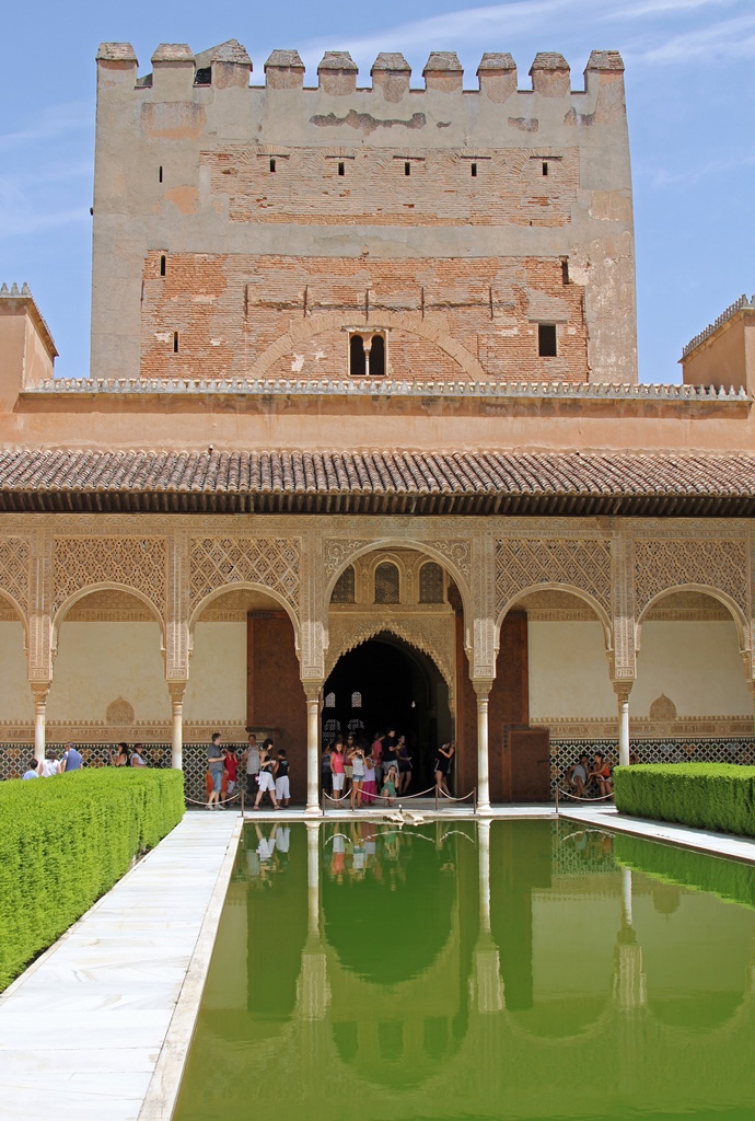 Courtyard of the Myrtles with Comares Tower