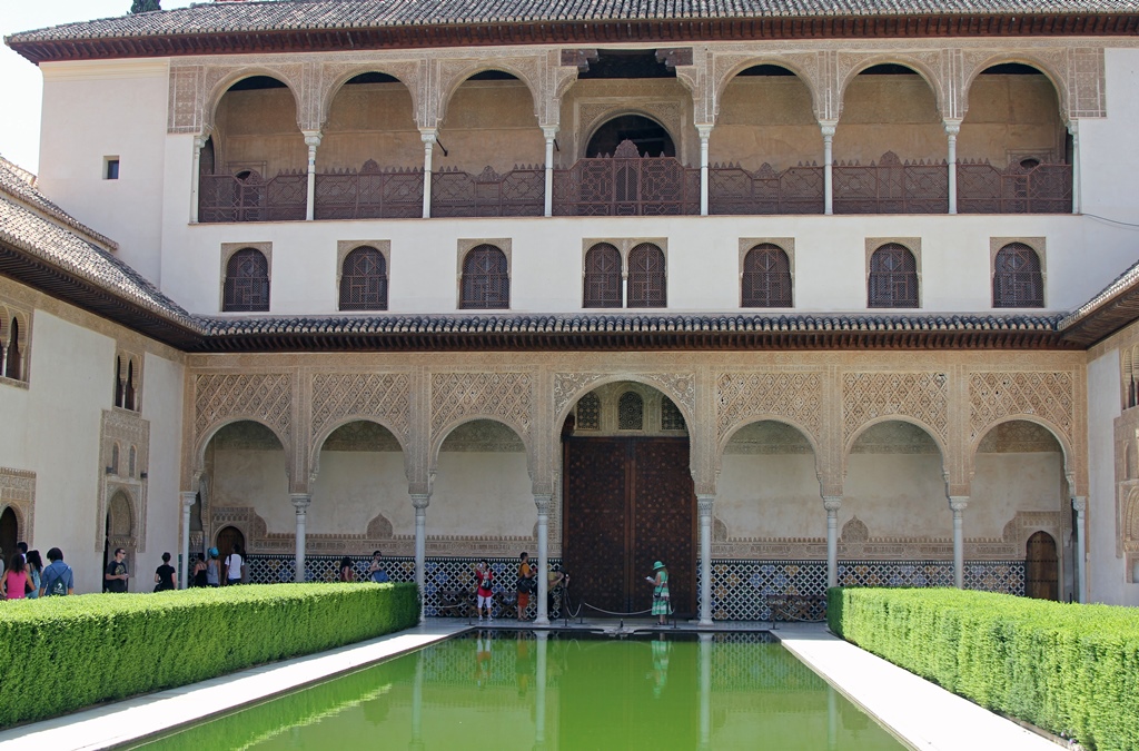 Courtyard of the Myrtles with South Gallery