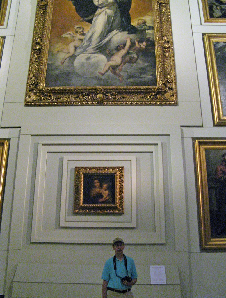 Bob and Wall of Murillo Paintings